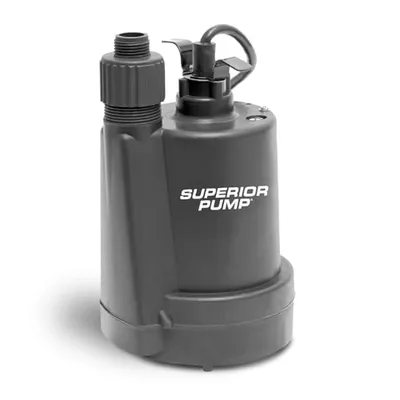 مضخة غاطسة متعددة الاستخدامات حرارية بلاستيكية Superior Pump 91250 1/4 حصان