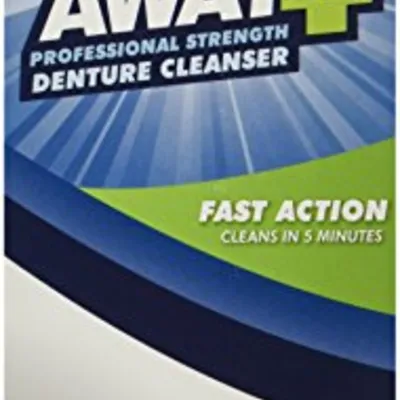 منظف أطقم الأسنان Stain Away Plus 8.1 أونصة، عبوة من 3