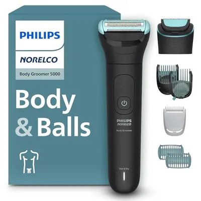 ماكينة العناية بالجسم Norelco 5000 Series BG5495/50 باللون الأسود