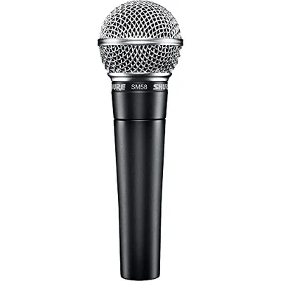 ميكروفون Shure SM58-LC صوتي ديناميكي أسود