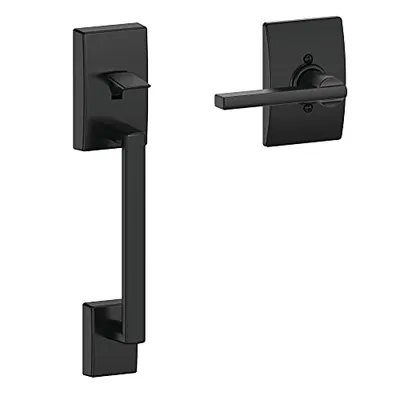 مقـبض باب دخول Schlage Century Latitude أسود مطفي