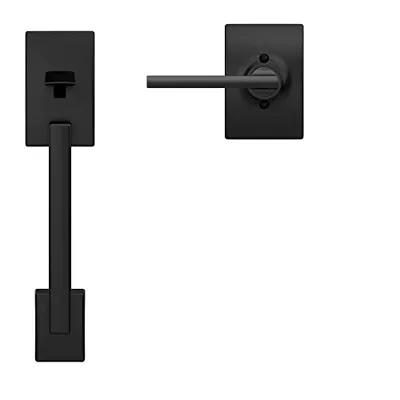 Thumbnail 3 of مقـبض باب دخول Schlage Century Latitude أسود مطفي