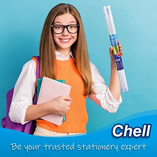 Thumbnail 7 of ورق تغليف كتب لاصق شفاف Chell 17.5x5 قدم 5 ft