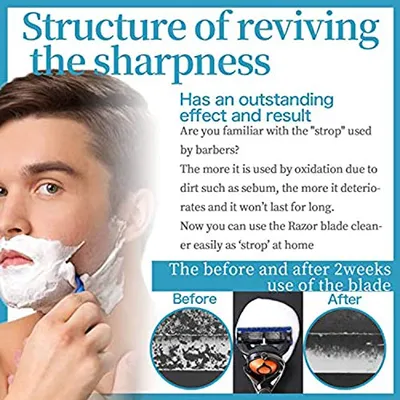 Thumbnail 4 of مُسَنّ ومنظف شفرات الحلاقة YYHJM أسود