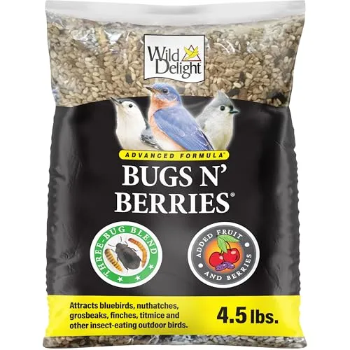 صورة طعام طيور Wild Delight Bugs N' Berries بوزن 4.5 رطل