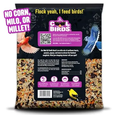 Thumbnail 3 of COOL BIRDS بذور الطيور البرية من المكسرات والفواكه 10 رطل
