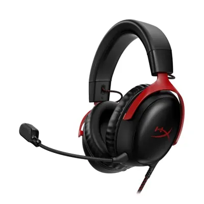سماعة الألعاب السلكية HyperX Cloud III أسود/أحمر