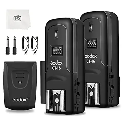 طقم جهاز إرسال واستقبال لاسلكي Godox CT-16