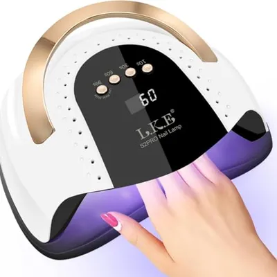 LKE 268W UV LED مصباح أظافر أبيض