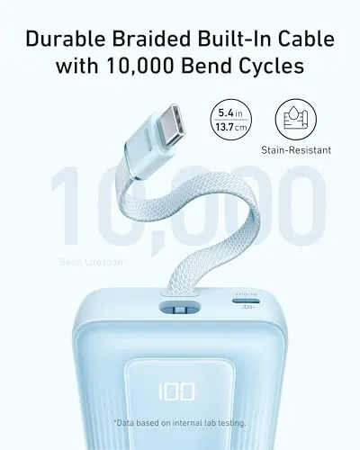 Thumbnail 3 of شاحن أنكر متنقل 10000mAh 30W أسود