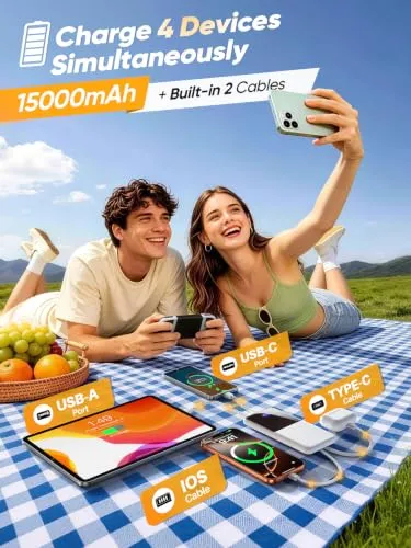 Thumbnail 5 of باور بانك CFIAI متنقل 15000mAh