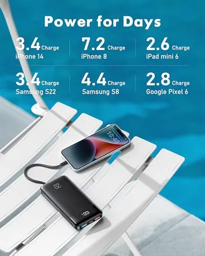 Thumbnail 4 of Charmast C2065 شاحن متنقل 20000mAh أسود