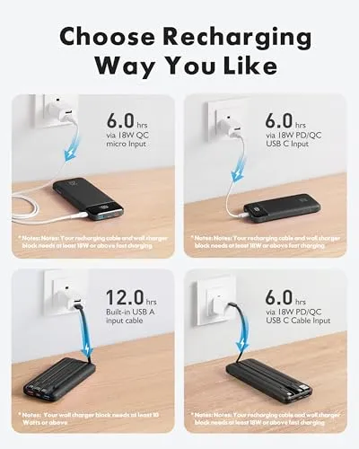 Thumbnail 6 of Charmast C2065 شاحن متنقل 20000mAh أسود