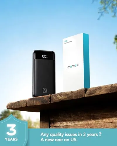 Thumbnail 9 of Charmast C2065 شاحن متنقل 20000mAh أسود
