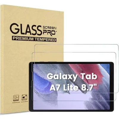 ProCase Galaxy Tab A7 Lite 8.7 زجاج مقوى عبوة من قطعتين